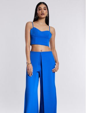 CROP TOP BUSTIER TIRANTES